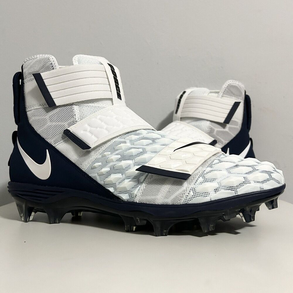 Nike Force Savage Elite 2 “White College Navy” Men’s Size 13.5-14 Football Cleat